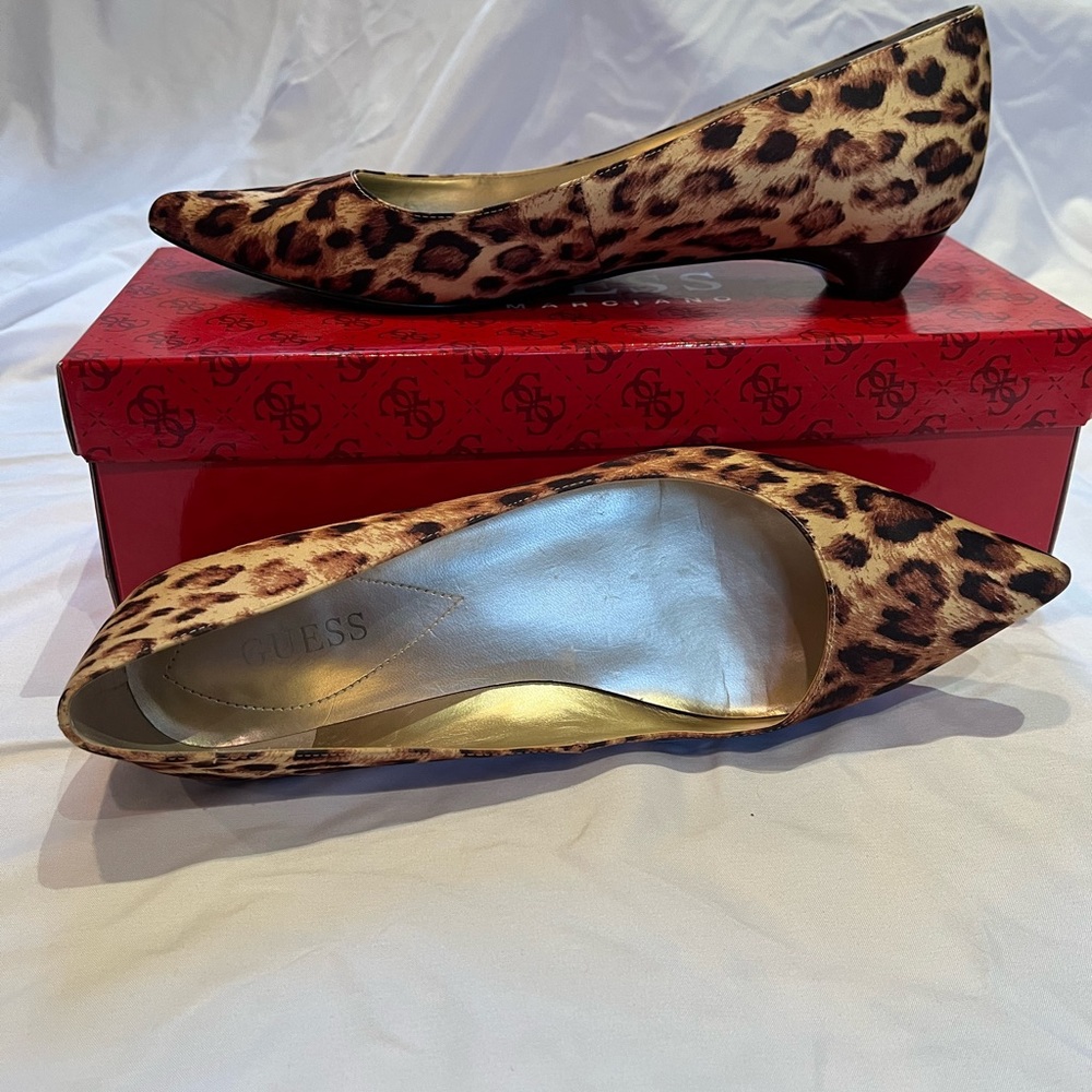 GUESS Leopard Print Flats